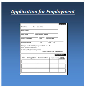 Employment Application