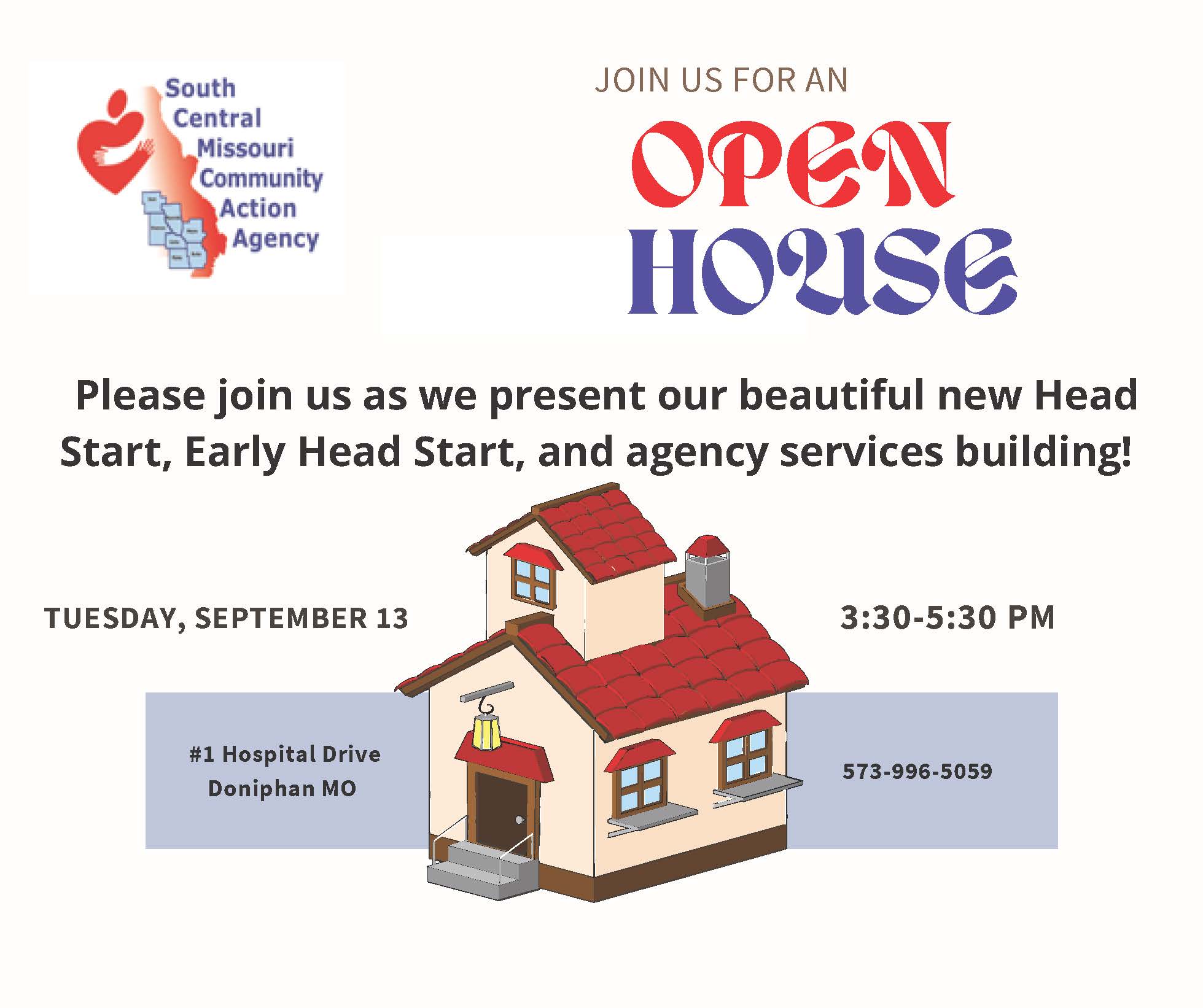 OPEN HOUSE!! RIPLEY COUNTY HEAD START/EARLY HEADSTART South Central