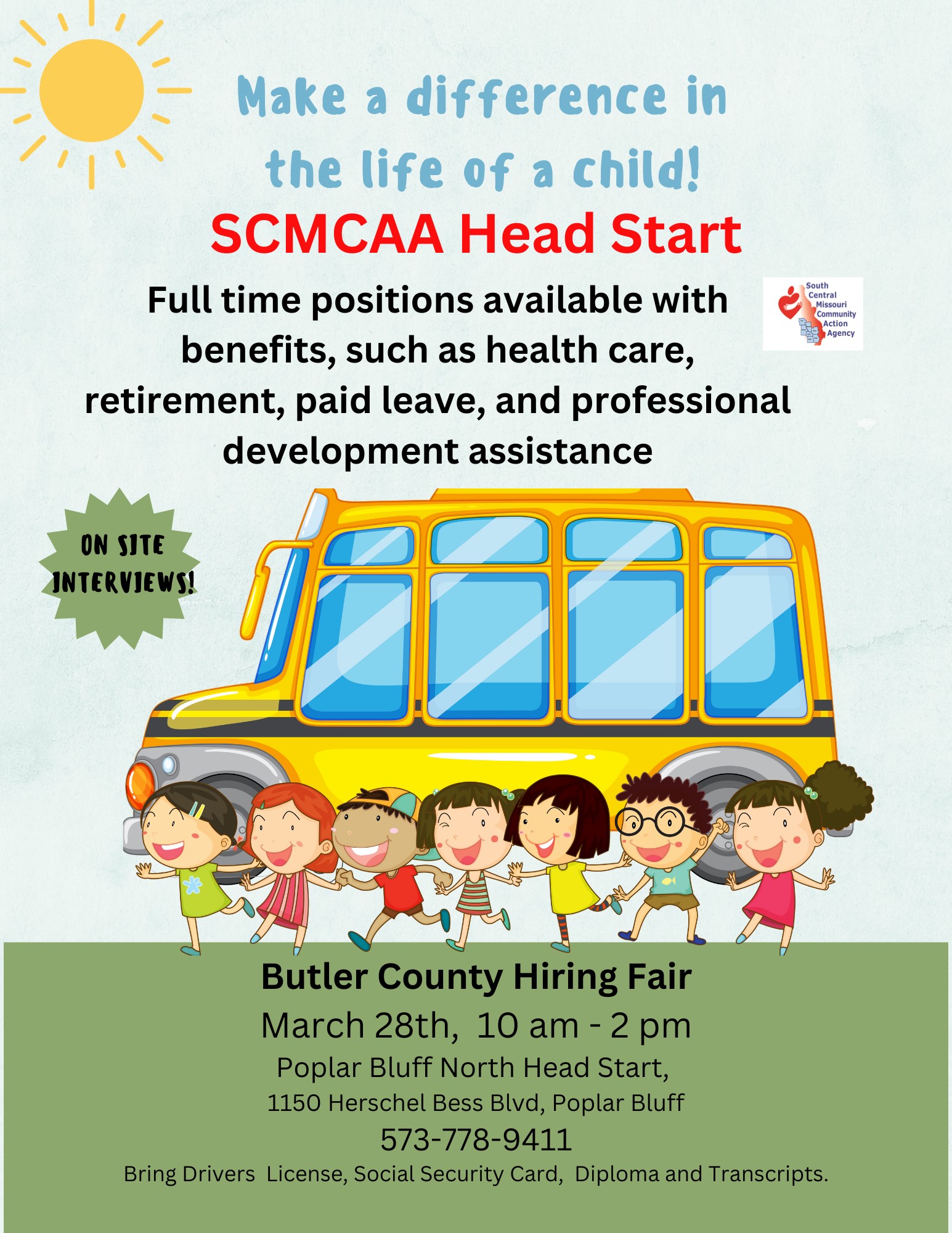 BUTLER COUNTY HIRING FAIR WITH ON SITE INTERVIEWS South Central